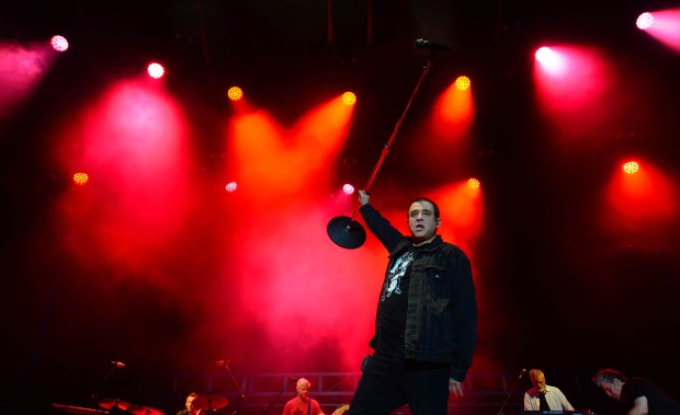 The Counting Crows perform Monday, Aug. 8, 2022, during Musikfest at the Wind Creek Steel Stage at PNC Plaza in Bethlehem.