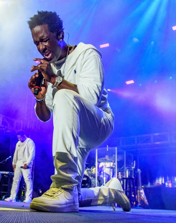 Boyz II Men performs Thursday, Aug. 4, 2022, during Musikfest at the Wind Creek Steel Stage at PNC Plaza in Bethlehem. DJ Jamal Knight and Tshila opened the show.