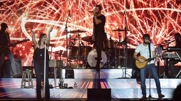 Lady Antebellum performs at Sands Steel Stage at Musikfest in Bethlehem, Pa. on Saturday, August 13, 2016.//081316 // APRIL BARTHOLOMEW / THE MORNING CALL / mc-review-musikfest-lady-antebellum /// Lauren Jenkins and Post Monroe.
