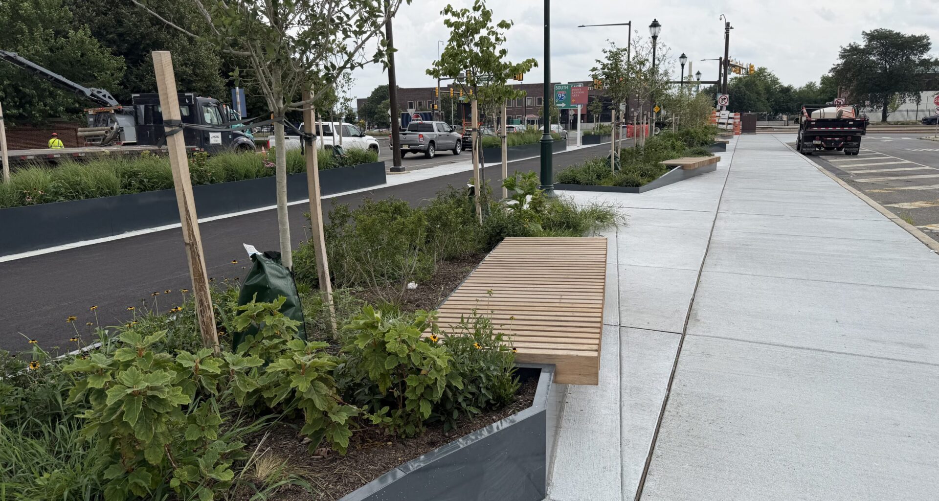 A look at Washington Avenue’s revamped route to the Delaware River in South Philly
