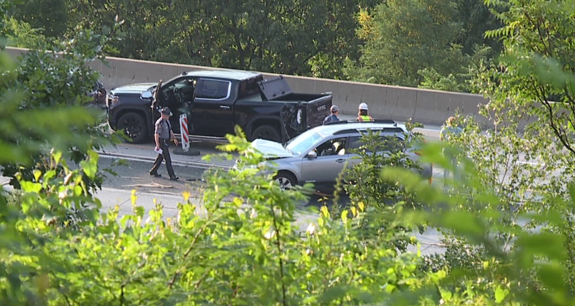 Traffic flowing after multi-vehicle crash on I-81 North in Lackawanna County