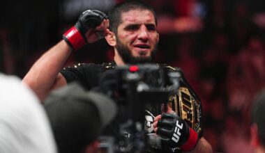 Islam Makhachev sets UFC record for consecutive wins in welterweight title defense in Philadelphia