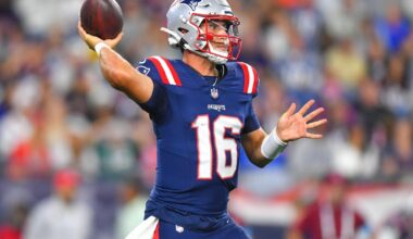 Tommy DeVito throws TD pass, Ja'Quinden Jackson taken off in ambulance as Patriots beat Eagles 24-21