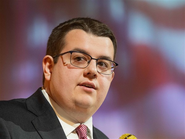 Erie County treasurer replaces Swearingen on ballot, touts property tax plan