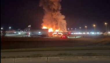 Fire crews responded on August 7, 2026 just after 10:30 p.m., and immediately observed "heavy smoke and large flames coming from a construction area" attached to Bethlehem High School, according to Saskatoon Fire Department