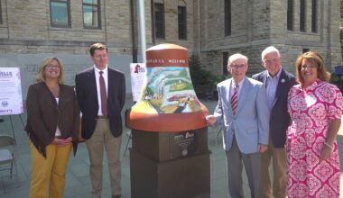 America250PA bell unveiled in Scranton