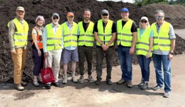 Climate Smart Committee visits mutual compositing operation