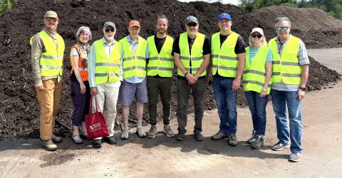 Climate Smart Committee visits mutual compositing operation