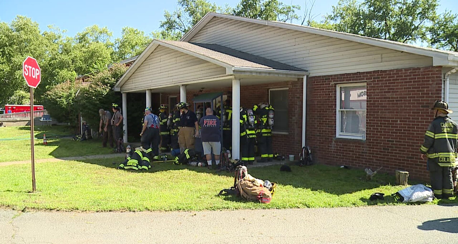 Clarks Summit Fire Company hosts fire training in Lackawanna County