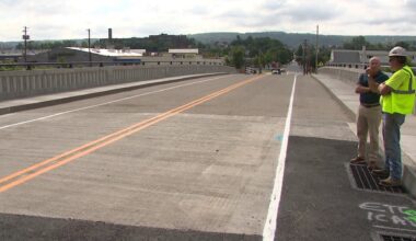 Elm Street Bridge reopens in Scranton, easing more than a year's worth of traffic delays and detours