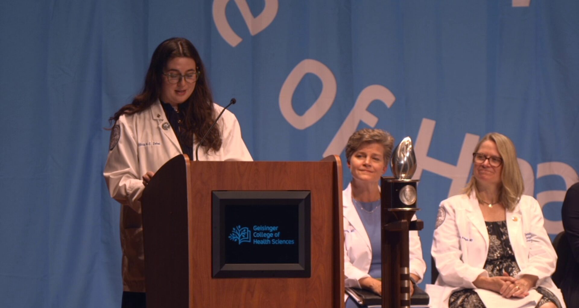 Geisinger Medical students were honored tonight in white coat ceremony