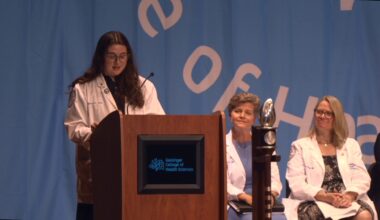 Geisinger Medical students were honored tonight in white coat ceremony