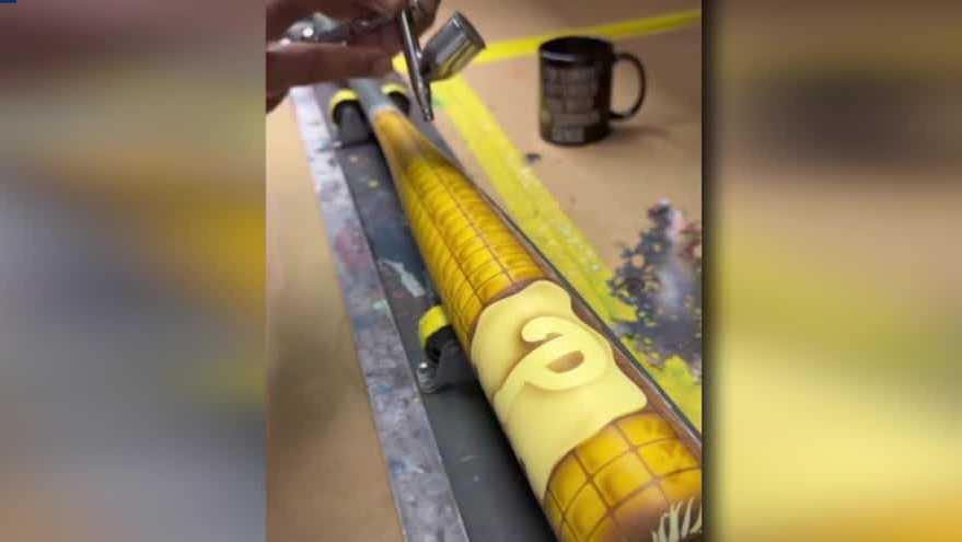 Pennsylvania company creates custom corn bats for Phillies players