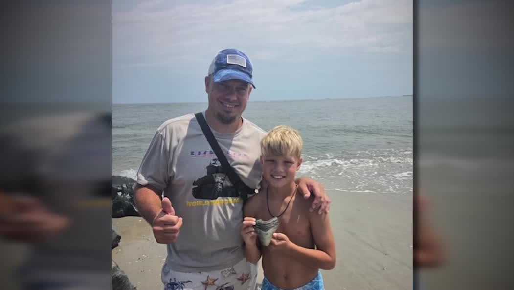 Pennsylvania family finds megalodon tooth on New Jersey beach