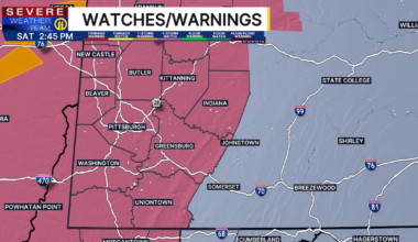 PITTSBURGH WEATHER: Showers, storms Saturday evening before mostly dry Sunday