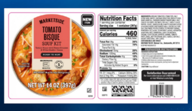 Soup kit sold at Pennsylvania Walmart stores recalled over possible Listeria contamination