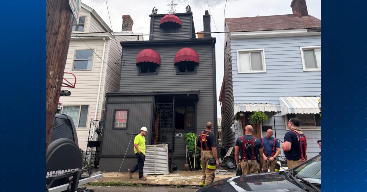 Home damaged after emergency response in Pittsburgh’s Bloomfield neighborhood