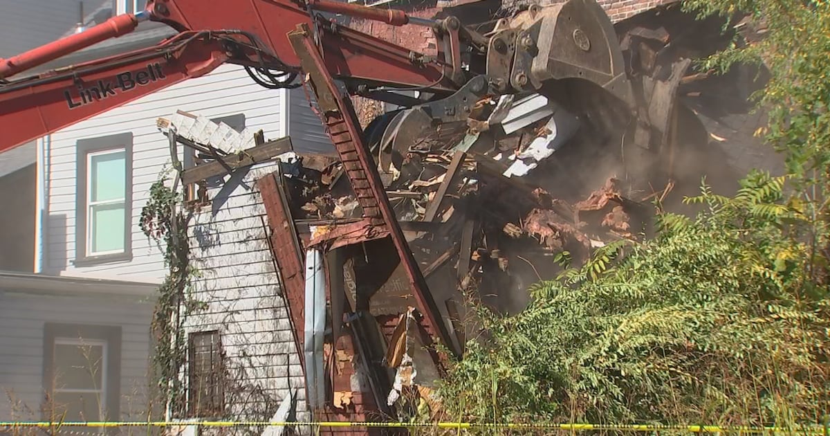 Pittsburgh Mayor Corey O’Connor celebrates progress in tearing down dangerous buildings