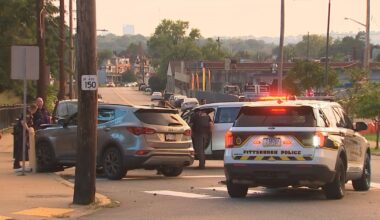 Pittsburgh Police vehicle involved in crash in East Hills