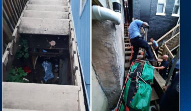 Woman falls about 20 feet through outdoor staircase in Pittsburgh’s South Side Slopes, officials say