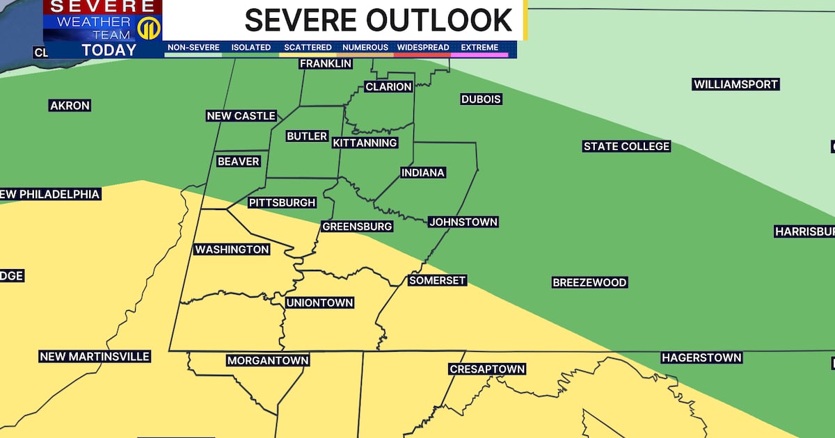 Pittsburgh Weather: Tropical-like downpours possible during repeat rounds of rain on Sunday