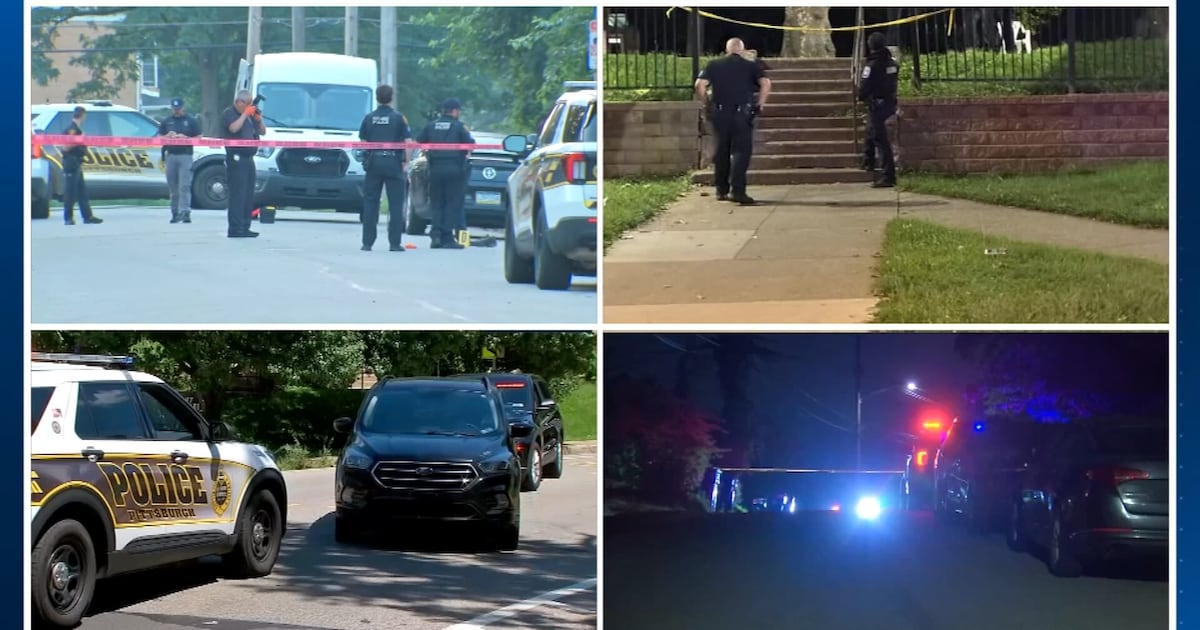 Violent few days in Pittsburgh area leave 4 people dead from separate shootings