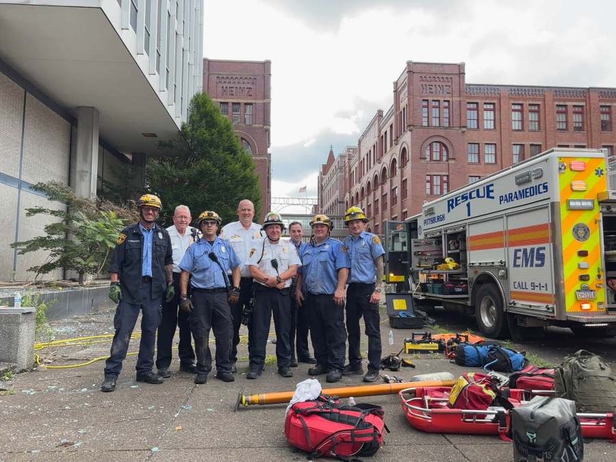 Man saved after falling down elevator shaft in abandoned Pennsylvania building
