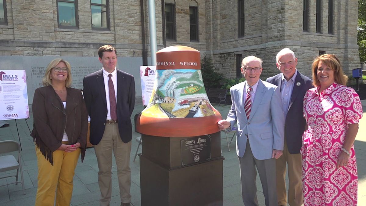 America250PA bell unveiled in Scranton