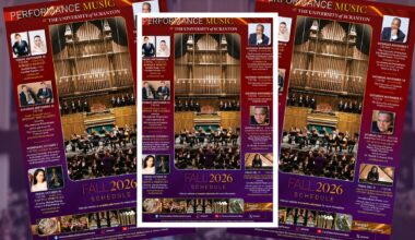 Fall Concert Season Schedule Announced
