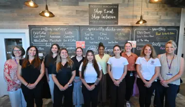 SLP Students Follow ‘Recipe for Connection’ at Pittston Coffee Shop (PHOTOS)