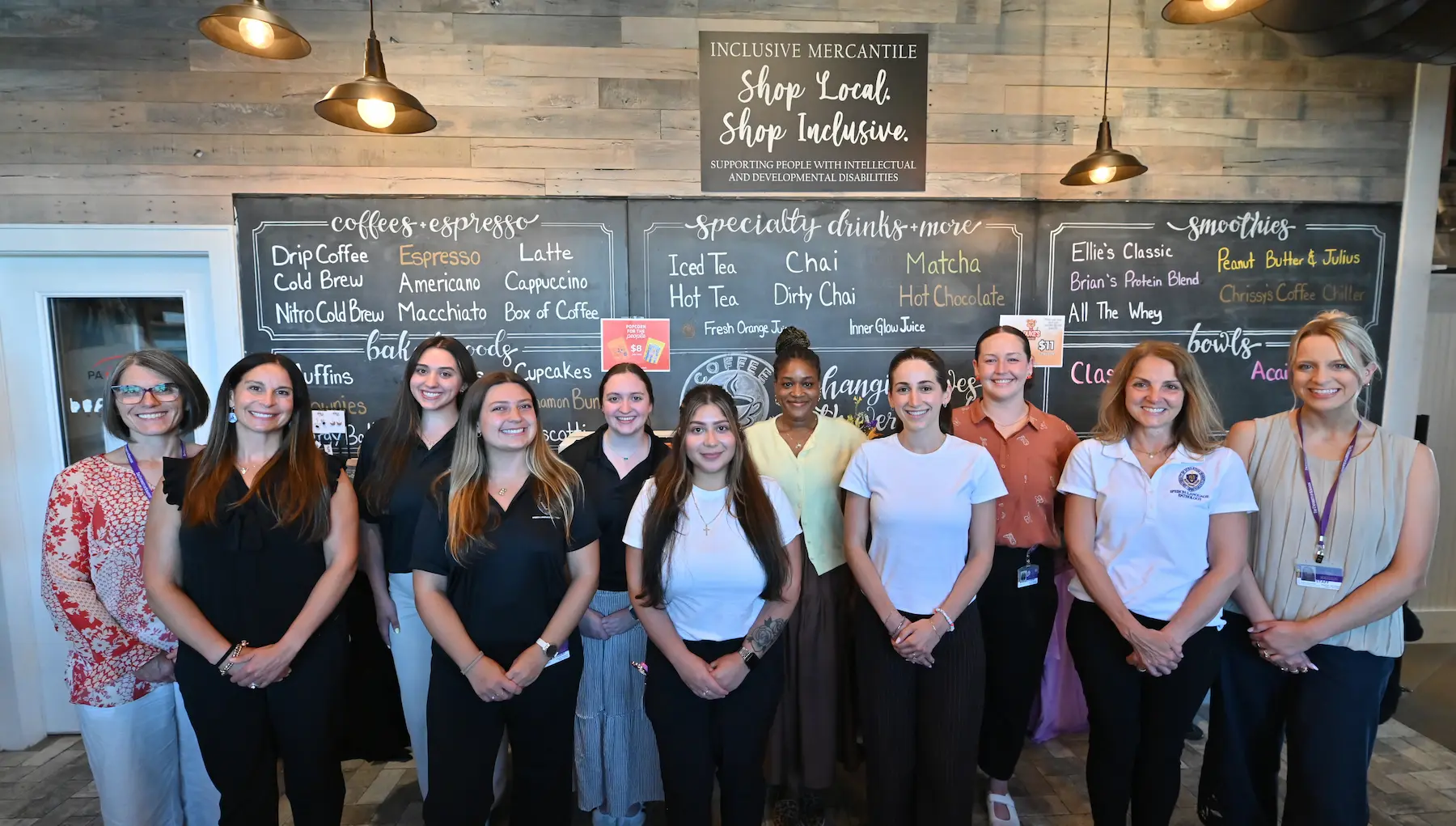 SLP Students Follow ‘Recipe for Connection’ at Pittston Coffee Shop (PHOTOS)
