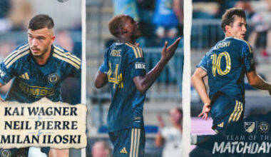 Union Trio earn MLS Team of the Matchday honors