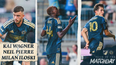 Union Trio earn MLS Team of the Matchday honors