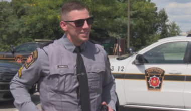 Pennsylvania State Police trooper running marathon in full uniform to honor fallen trooper