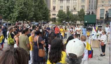 Colombian community in Philly unites at City Hall vigil for victims of massive earthquake