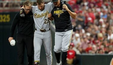Skenes struggles again, O'Hearn injured in 8-7 loss