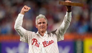 Phillies legend Chase Utley honored with Wall of Fame induction