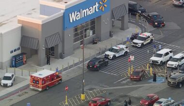 Police search for gunman who shot employee at Delaware County, Pennsylvania, Walmart