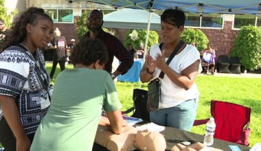 Families, police connect at public safety awareness event in North Philadelphia