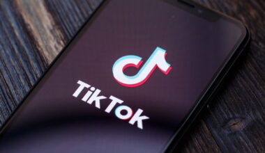 Tik Tok application icon on Apple iPhone X