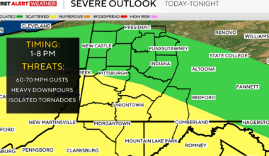 Multiple tornado warnings issued across Pittsburgh area on Sunday | First Alert Weather