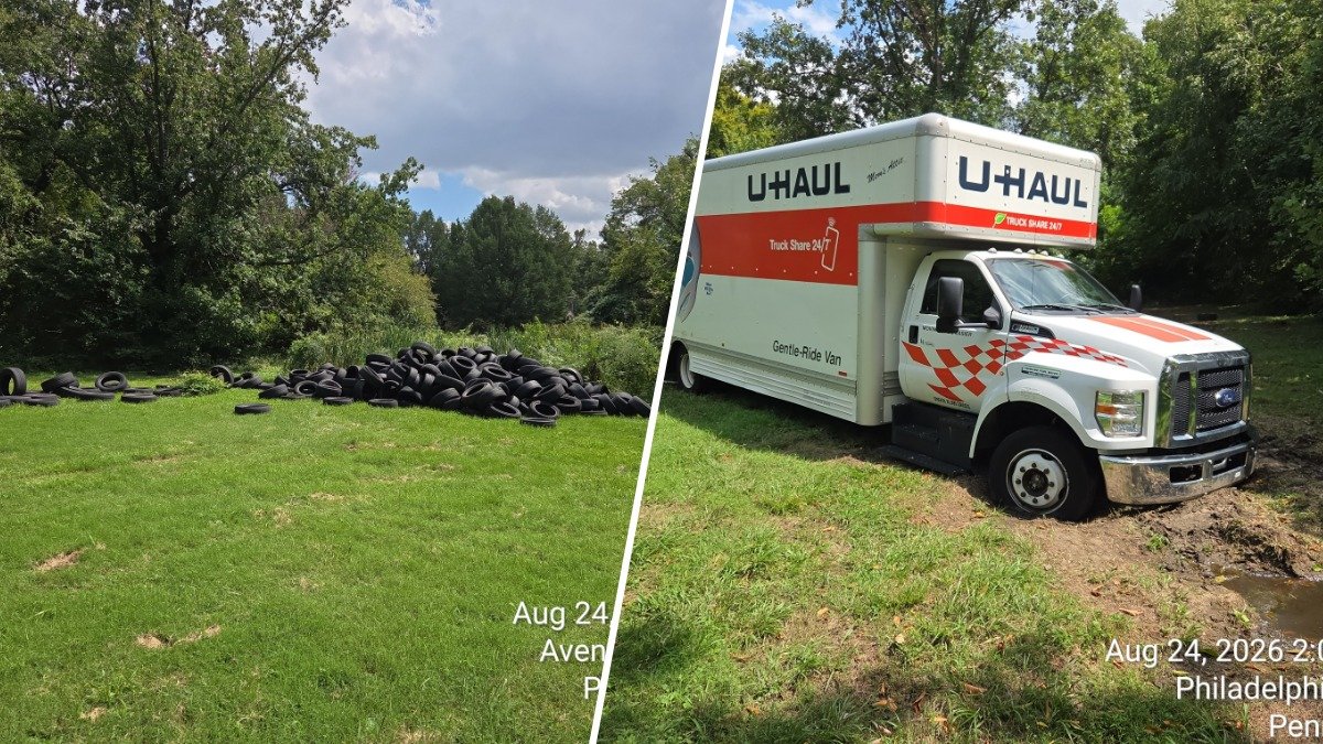 Hundreds of tires dumped at Fairmount Park, officials say – NBC10 Philadelphia