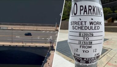 No parking in parts of Center City for 2 years due to ongoing projects, sign says – NBC10 Philadelphia