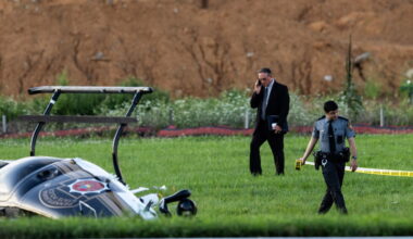 Data cards recovered from a Pennsylvania crash where a plane collided with a helicopter