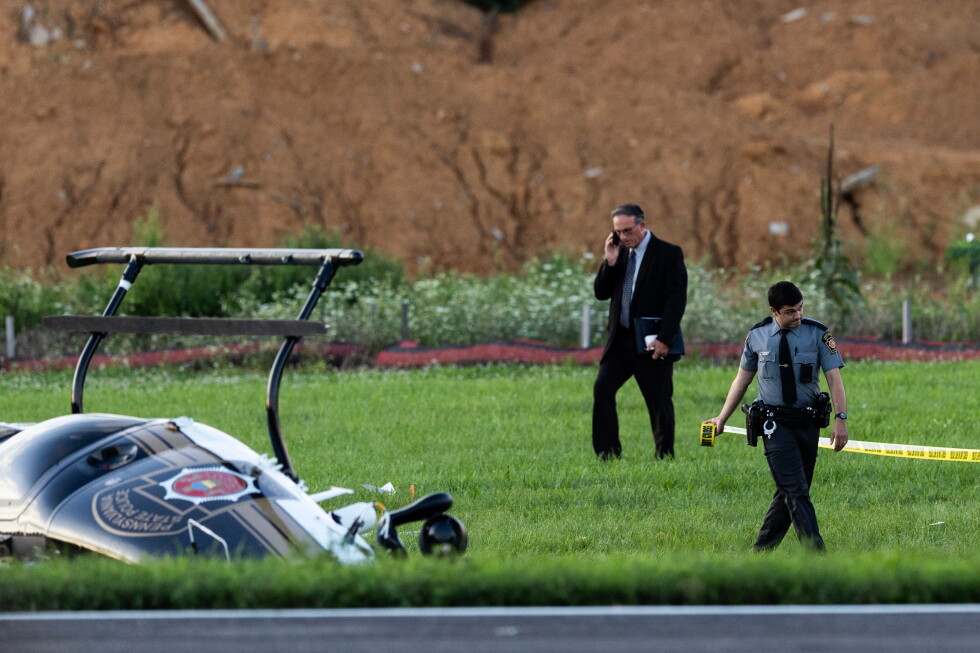 Data cards recovered from a Pennsylvania crash where a plane collided with a helicopter
