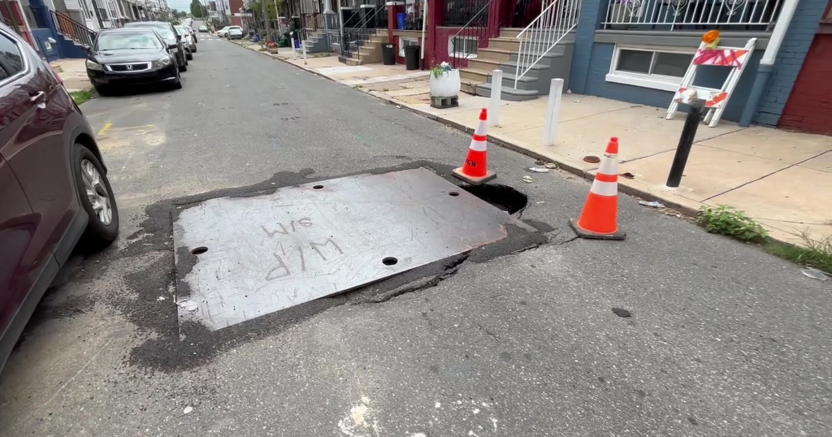 'Please get it resolved': West Philadelphia residents urge city to fix street hole