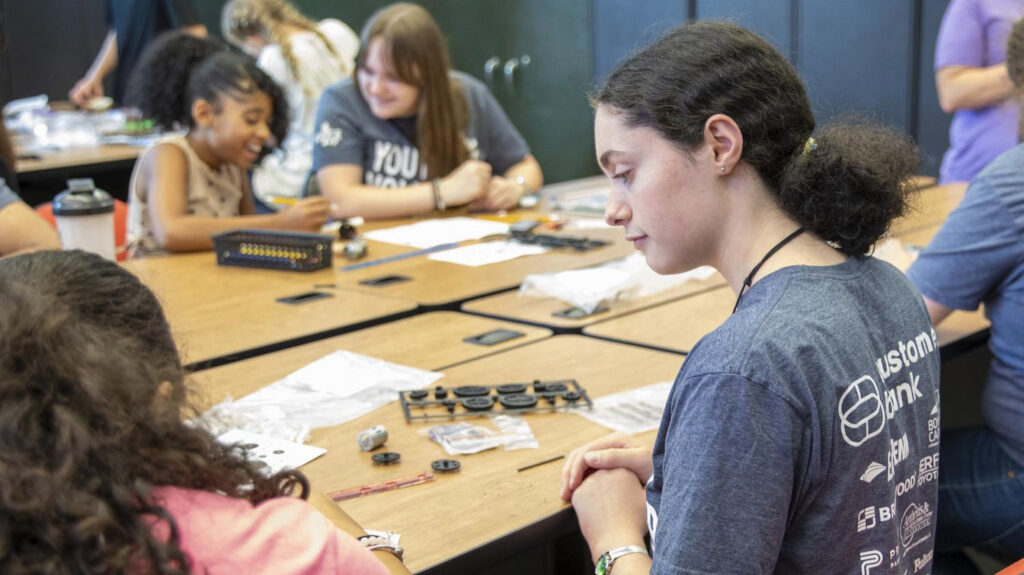 Program participants get the opportunity to share their love of engineering and inspire young learners through in-person mentoring and activities. 