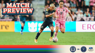 Preview | Union bring winning streak into showdown with Inter Miami CF