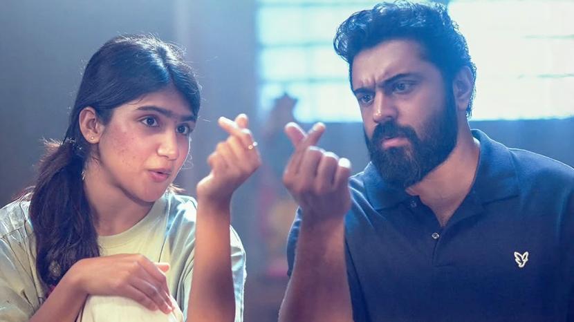 Nivim Pauly with Riya Shibu in Sarvam Maya Nivim Pauly with Riya Shibu in Sarvam Maya