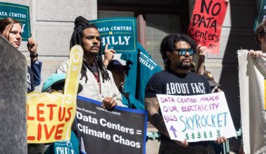 Philly protesters demand data center moratorium